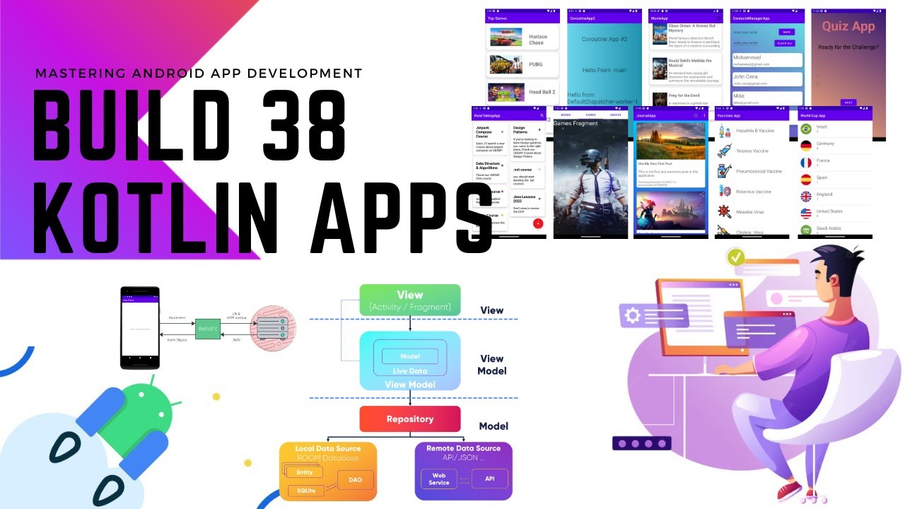 Mastering Android App Development with Kotlin - Build 38 Apps