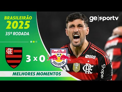 Gols e lances de Flamengo x Red Bull Bragantino