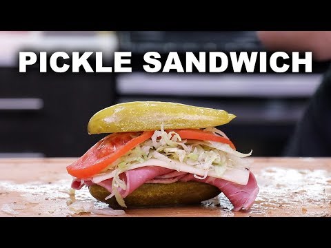 DIY Pickle Sandwiches 🥒🥪 // Weird Food 101