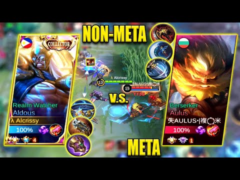 TOP GLOBAL ALDOUS VS SUPER META AULUS🔥COUNTER META BUILD TOO OP! ALDOUS BEST BUILD 2022 - MLBB