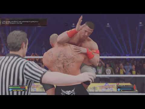 WWE 2k23 Showcase Episode 11 Cena’s Nightmare: Brock Lesnar Runs Suplex City!”