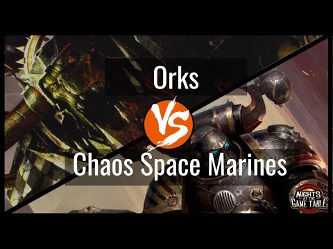 King Slayer: Orks vs Chaos Space Marines - Warhammer 40k Live Battle Report