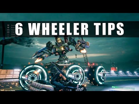 Final Fantasy 7 Remake 6 wheel road tank boss - How to beat the motorbike robot boss