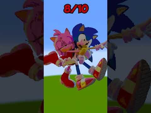 Wait for the end… 🙏🙏 / AMY ROSE LOVE SONIC! #shorts