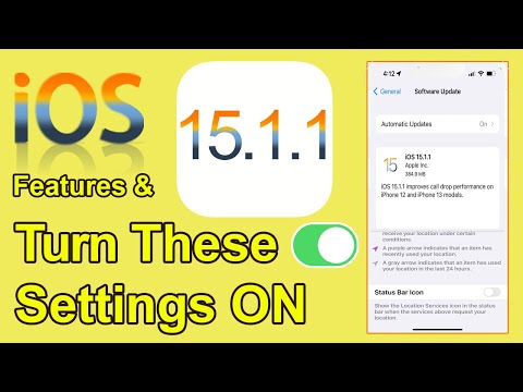iOS 15.1.1 released | new iOS 15.1.1 update check it out | new iOS 15.1.1 update what's new ?