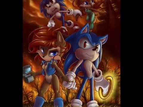 Sonic And Sally Angel With A Shotgun