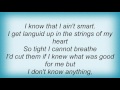 Hoodoo Gurus - I Don't Know Anything Lyrics