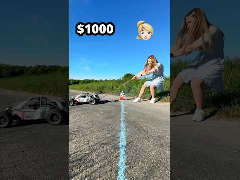 $1000 RC Car VS Girl Tug of War in Texas! 🚀😳