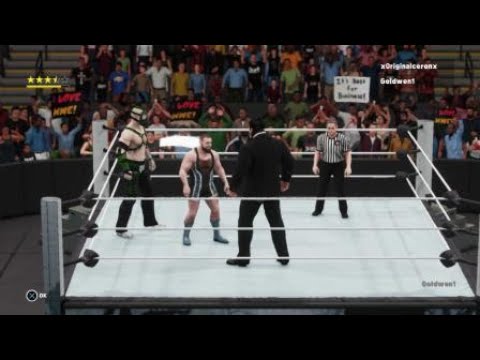 Ludo and TM Vs Joey and Karsson WWE 2K18