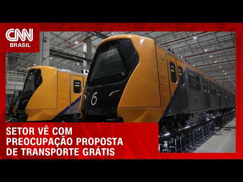 Setor vê com preocupação proposta de transporte grátis; veja no CNN Infra | HORA H