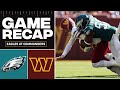 Eagles sack Carson Wentz NINE TIMES in win over Commanders [FULL GAME RECAP] | CBS Sports HQ