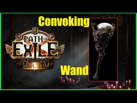 [PoE] Crafting My BEST Minion Wands in Sanctum League - 1145