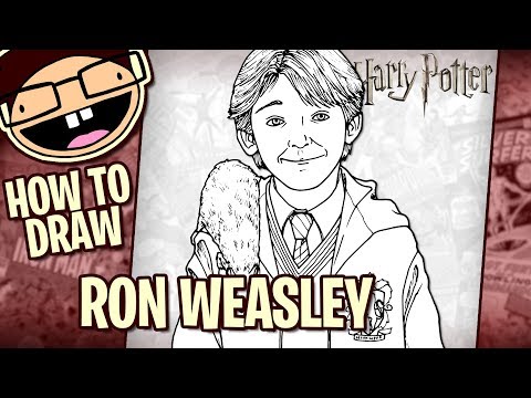 How to Draw RON WEASLEY (Harry Potter Movie Series) | Narrated Easy Step-by-Step Tutorial