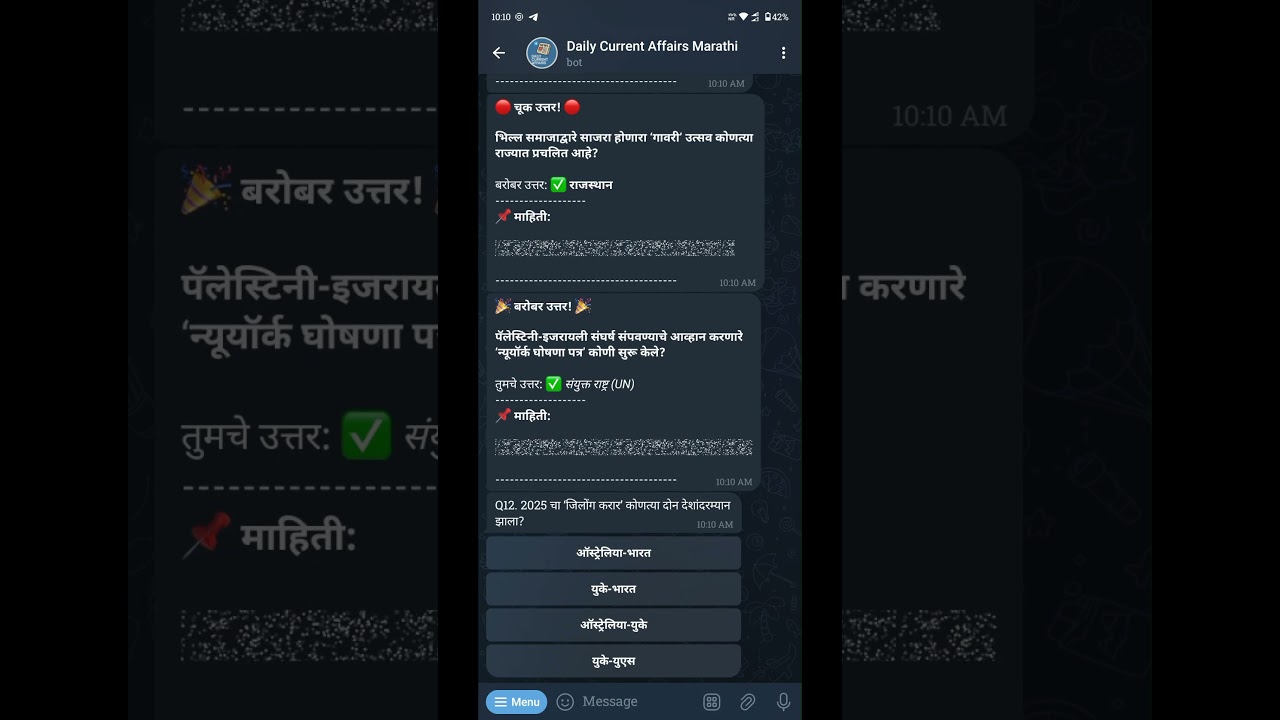 Daily current affairs Bot