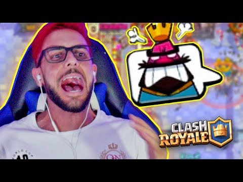 ELE FICOU MUITO BRAVO COM MEU NOVO DECK  NO CLASH ROYALE