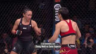 VeChain #UFC322 Weili Somete a Esparza