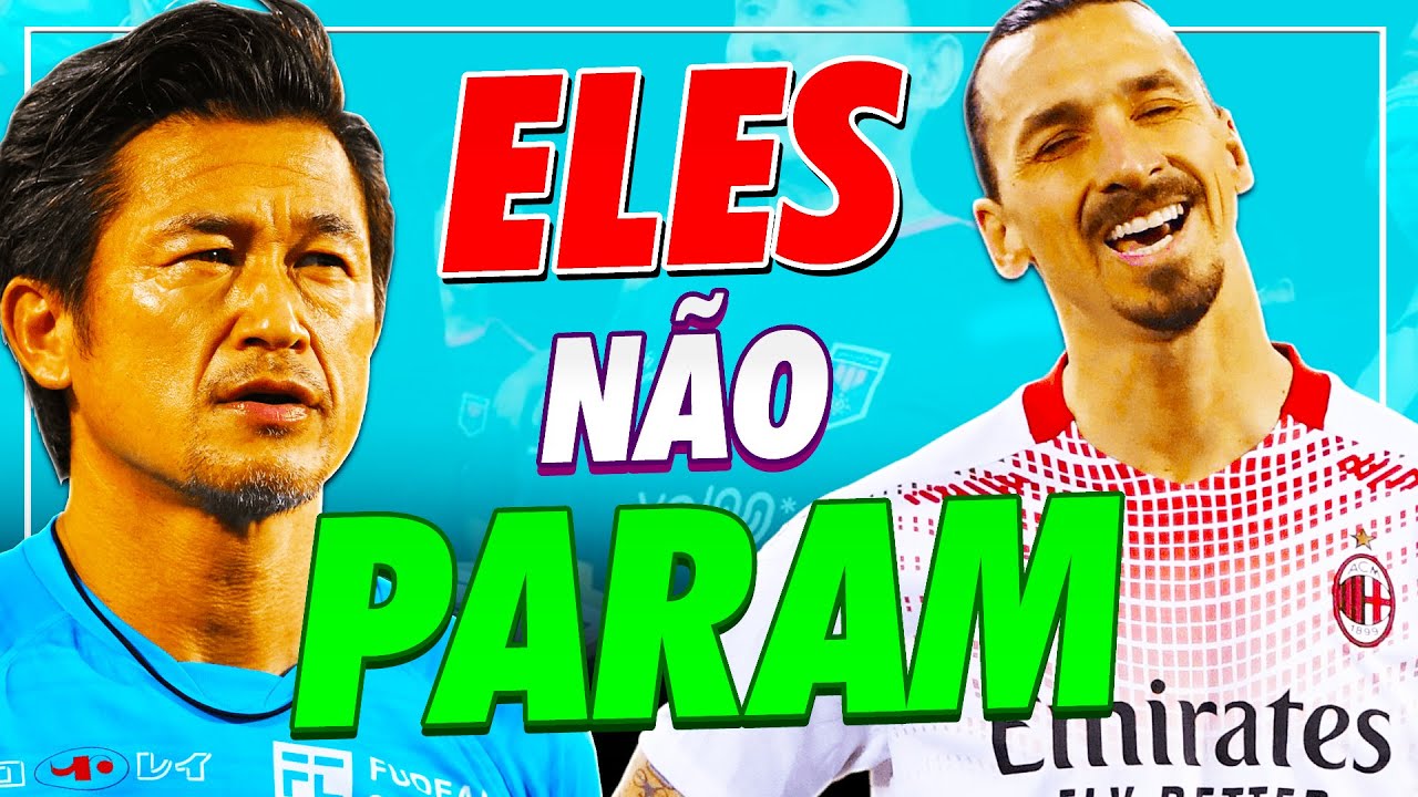 Jogadores MAIS VELHOS a jogar futebol 👴