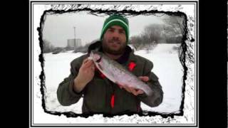preview picture of video 'Pimpelfiske, Ice Fishing For Trout Rotemyren, Lysekil, Sweden'