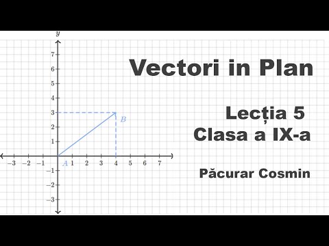 Vectori in plan