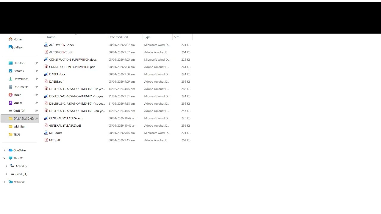 Uploading Syllabus via PDF File