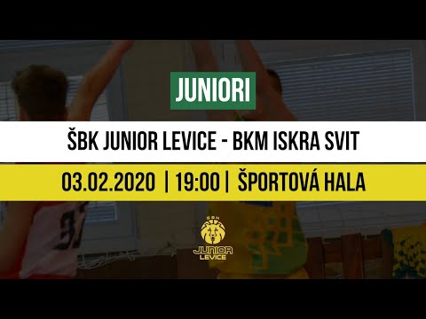 Juniori U19: ŠBK Junior Levice - BKM Iskra Svit