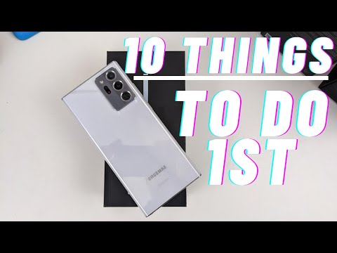 Samsung Galaxy Note 20 Ultra: First 10 Things To Do!