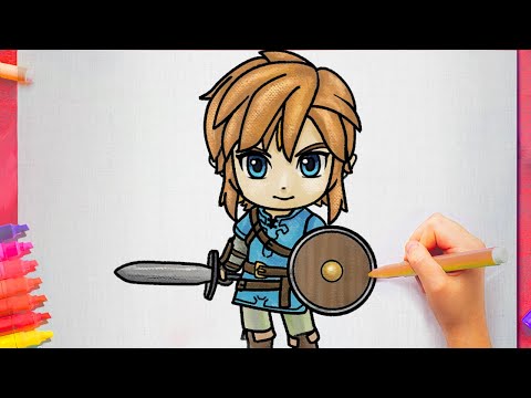 How to Draw Link - Legend of Zelda Breath of the Wild