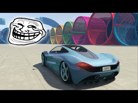 EL PUNTO SUPER TROLL!! - TRAPITO SE FUE!! - CARRERA TROLL (GTA V ONLINE) - Kosi023