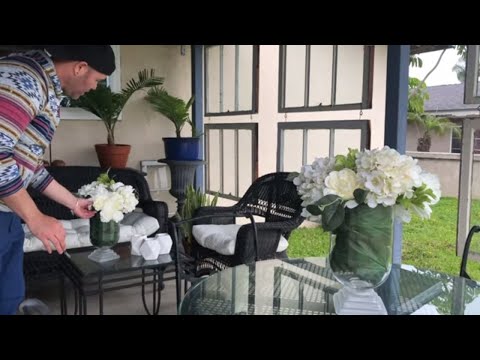 DIY PATIO MAKEOVER PROJECT ( 2020 ) Spring/Summer Porch Decor Ideas Video