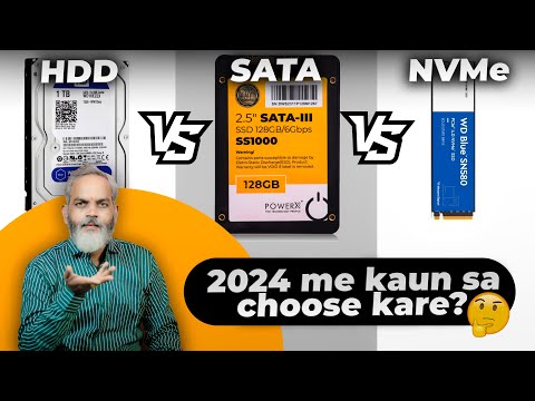 HDD vs SATA vs NVMe SSD 🔥 2024 Mein Kaunsa Choose Karein