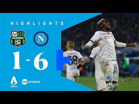 Victor Osimhen hits hat-trick 🔥 | Sassuolo 1-6 Napoli | Serie A Match Highlights 🇮🇹