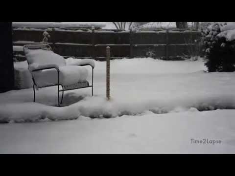 Winter Storm Bella 2015 Time Lapse