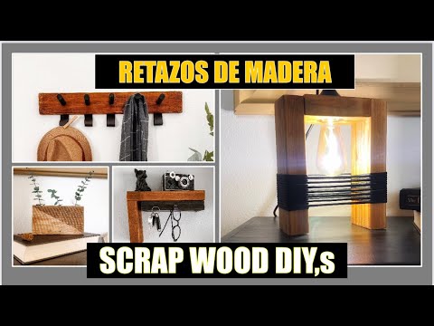 5 IDEAS FACILES RECICLANDO MADERA 2023 (Moderna & Económicas)
