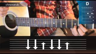 Cómo tocar el Villancico "Campana sobre Campana" en Guitarra (HD) Tutorial - Christianvib