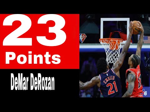 DeMar DeRozan highlights VS Sixers