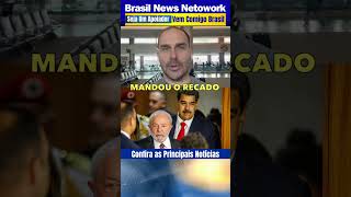 Em post que celebra queda de Maduro, Eduardo Bolsonaro manda recado à Lula