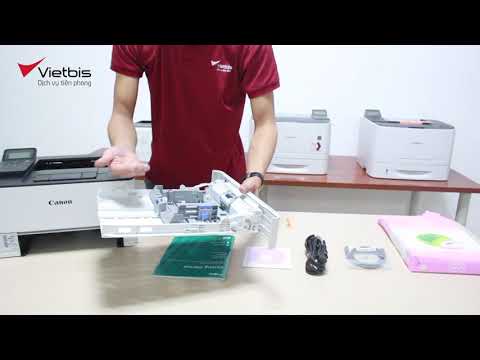 Thiết lập máy in mới mua như thế nào ? - Canon LBP214dw