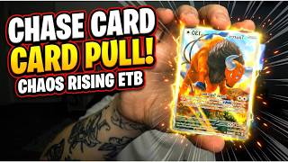 I PULLED ONE OF MY CHASE CARDS!!🔥 Chaos Rising ETB