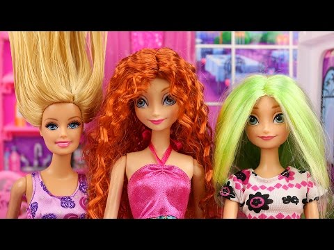 Anna y Elsa cambios de imagen locos de Zoella con Barbie y Frozen Kristoff. Video