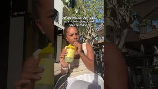 Which one are you? I personally can’t be bothered to unpack #hotelstay #suitcaseliving #unpack