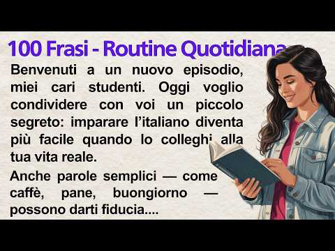 100 Daily Routine Italian Sentences | Learn Italian for Beginners (A1–A2) | Italiano Tales