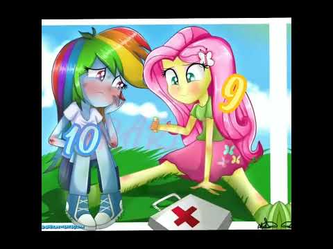 Rainbow dash and fluttershy edit丨Moral of the story |#mlpeg
