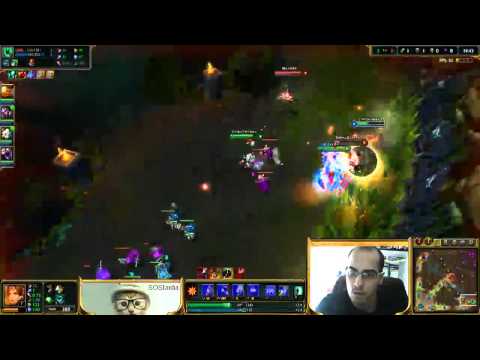 (Leona) Good skarner gank