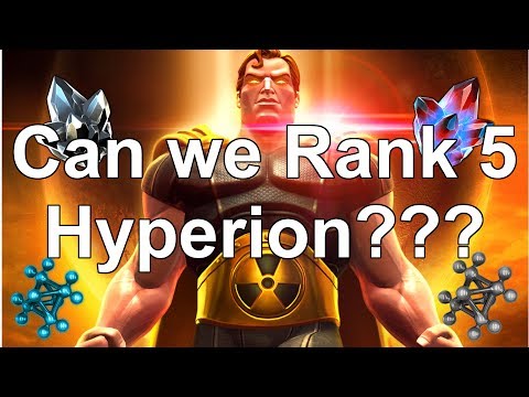 Can We Rank 5 Hyperion??? Marvel Contest of Champions