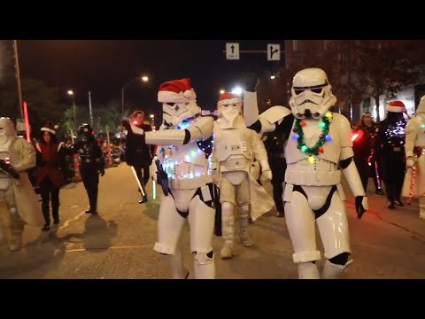 Scenes from the 2019 Parade of Lights in Fort Worth, TX