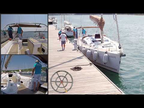 Skippertraining-Doppelruder: Anlegen längsseits mit Schokoladenseite