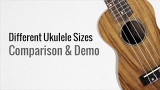 Different Ukulele Sizes | Makala Ukulele Sound Comparison