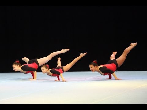 Sachsenpokal Riesa 2012 Age Group Balance Germany Women's Group Langmayer, Fuchs, Caleta