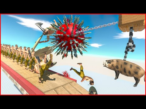 SAVAGE WRECKING BALL vs 50 UNITS | Animal Revolt Battle Simulator