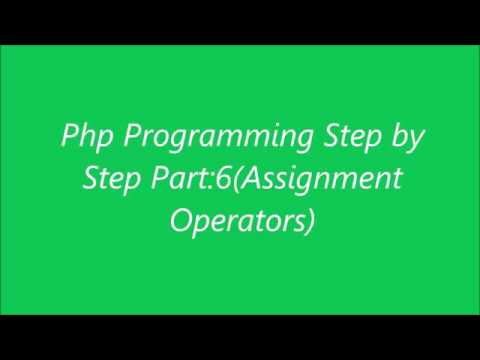 Php Programming Assignment Operators Tutorial Bangla